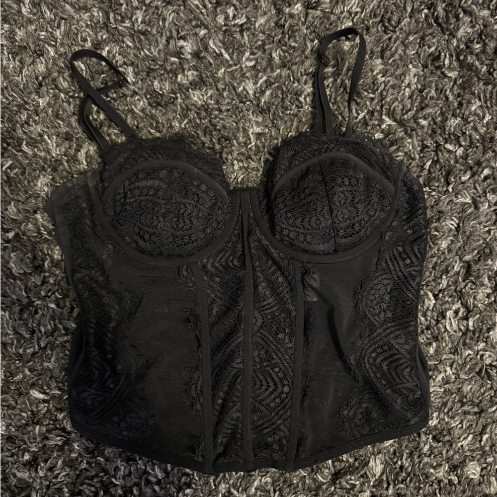 Garage Lace Corset Top